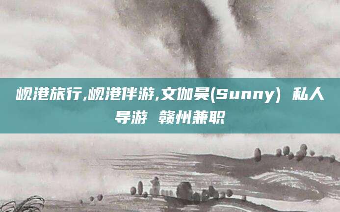 青海岘港旅行,岘港伴游,文伽昊(Sunny) 私人导游 赣州兼职